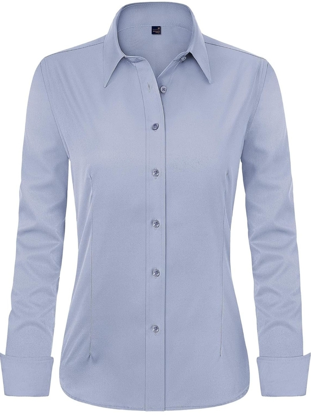 Tailored Light Blue Women’s Button-Down Shirt